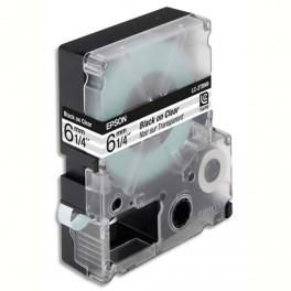 EPSON CASSETTE POUR LW-300/400/900P - LC2TBN9 TRANSPARENT NOIR SUR TRANSPARENT 6/9 C53S623403