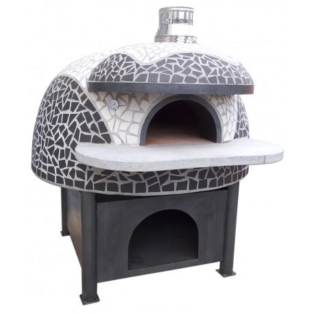 Four à pizza napolitain - diamètre intérieur Ø130cm - brique réfractaire de qualité_0