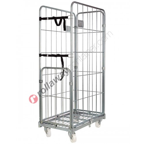 Roll conteneur vertical Mini H 1500 - 800x500x1535 mm - Compact et adapté aux espaces restreints_0