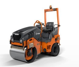Hd 10 VT - Rouleau compresseur tandem Hamm - 2385 kg avec cylindre vibrant et jeu de roues_0