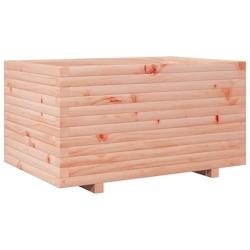 Helloshop26 - Jardinière bac lit surélevé plantes fleurs terrasse jardin 90 x 60 x 49,5 cm bois massif de douglas marron 02_0038030 - 3000214025711_0