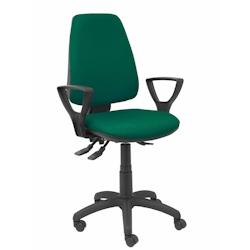 Piqueras y Crespo Silla Elche S bali verde botella brazos fijos - vert multi-matériau 14ASB426B8RN_0