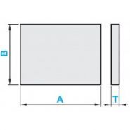Plaque aluminium anodisé - PLAQUE-ALU-EP3 - épaisseur 3mm - Distrilib Technologies - poids 8.58kg_0