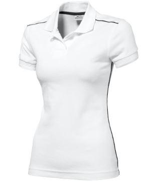 Polo manches courtes femme Backhand - col côtelé en tricot plat - 100% coton peigné - 250-260 g/m²_0