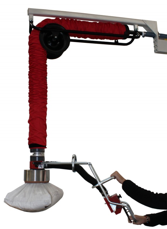 Tube de levage INGENITEC - Préhension ergonomique pour sacs lourds jusqu’à 65 kg et grande amplitude de hauteur_0