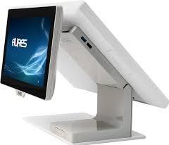 Caisse enregistreuse tactile AURES Yuno - TPV fanless, multi-touch, 2 formats d'écran, disque SSD 64 Go_0