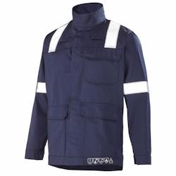 Cepovett - Blouson de travail multirisques ATEX REFLECT 260 Bleu Marine Taille L - L bleu 3184373381885_0