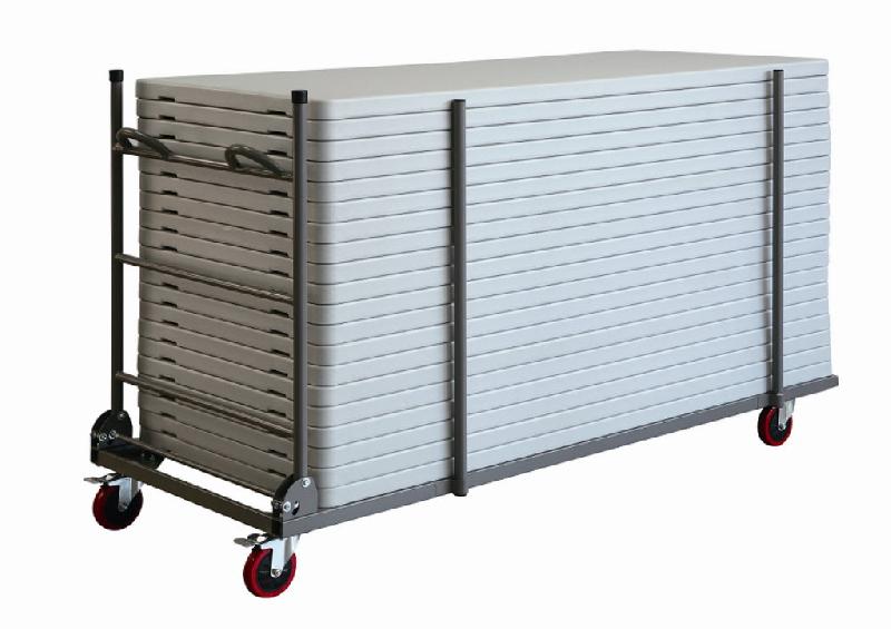 CHARIOT ROULANT PLIABLE POUR TABLE PLIANTES_0