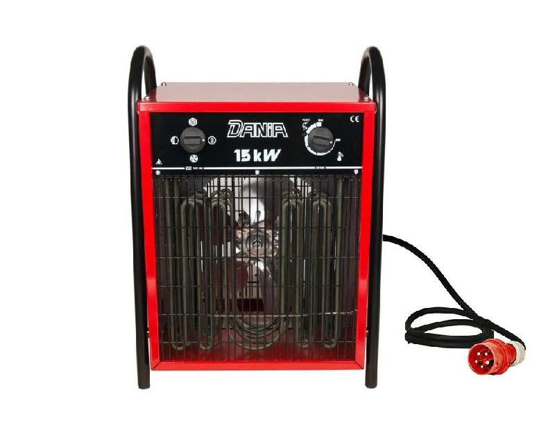 Chauffage électrique mobile de chantier soufflant DANIA 0/7,5/15 kW - 1340 M3/H - INELCO - 88850507_0