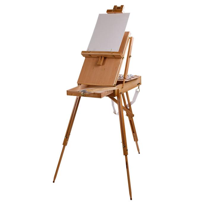 Chevalet de peinture avec accessoires - peintures et toile_0