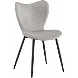 CLP Chaise de salle à manger Maika Gris/Tissu - gris textile 326359_0