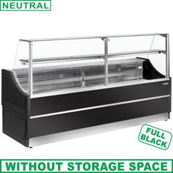 Comptoir vitrine neutre sans réserve orléans plus noir 1500x810xh1350 - OL150/B5-NN_0