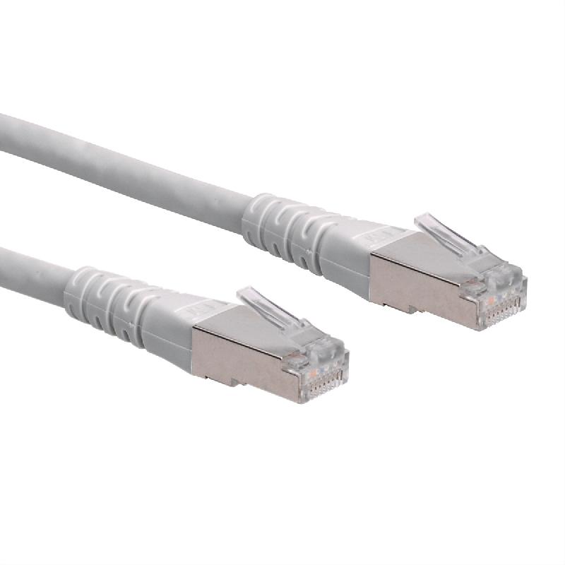 Cordon ROLINE Cat.6 (Classe E) S/FTP (PiMF), gris, 1,5 m_0