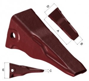 Dents de godet MTG système Ripmet S standard - ME45S - taille 45 - fixation MTGtwist - excellente résistance_0