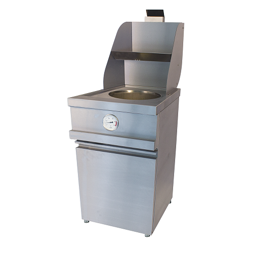 Friteuse professionnel gaz une cuve arrondis de 13 l - MECA-FRYER 1B_0