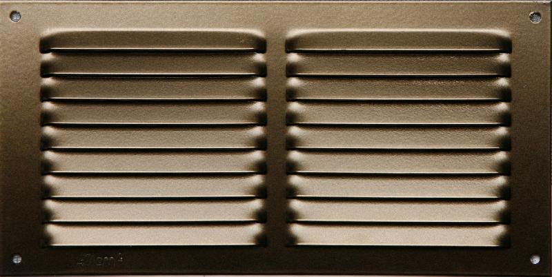 Grille d'aération aluminium laqué, l.10 x l.20 cm_0