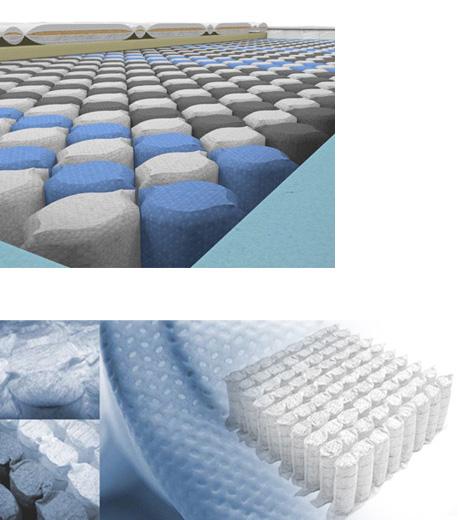 Lit ajustable support dorsal - matelas à ressorts ensachés pour un confort individuel_0