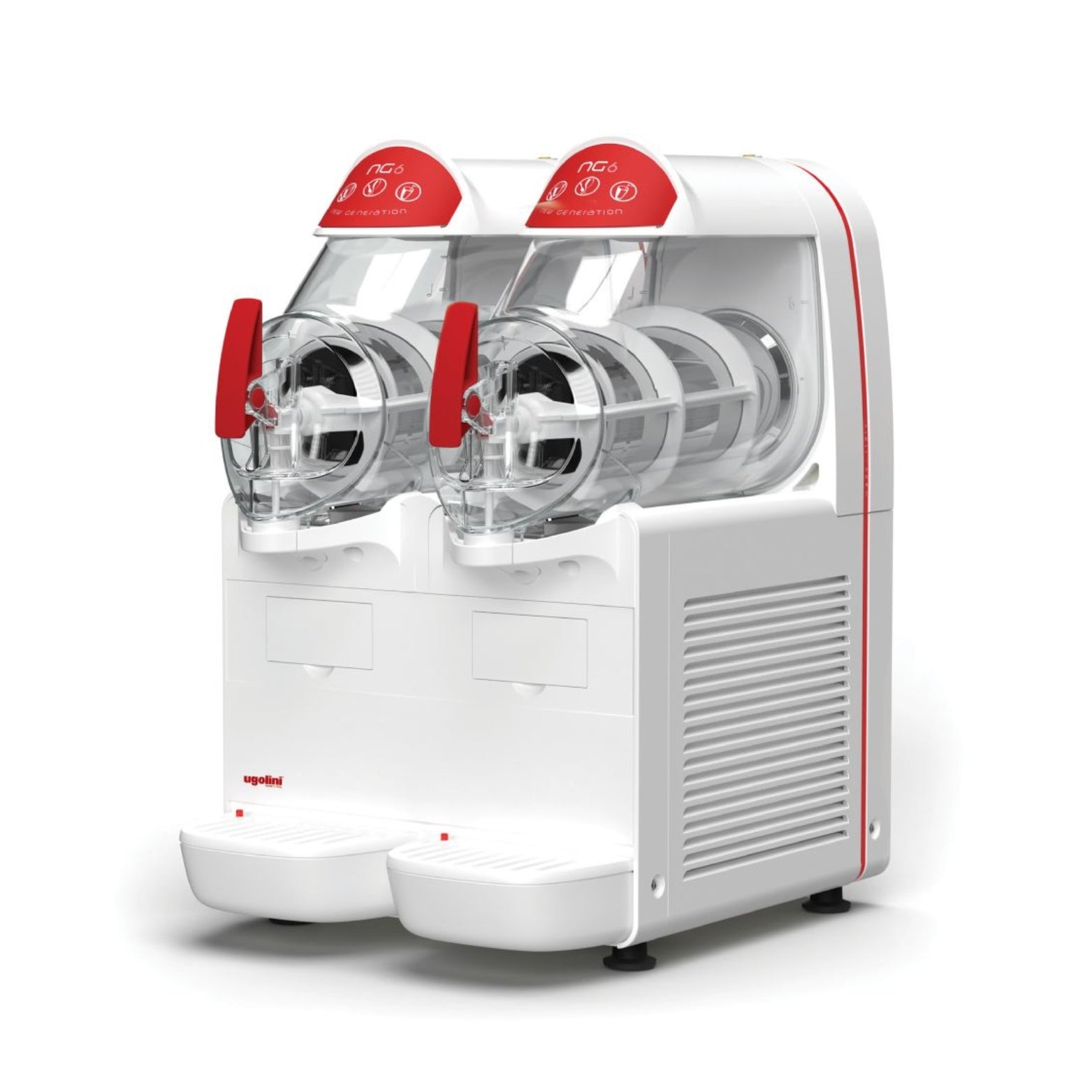 Machine à granita compacte avec un desing intelligent et unique, capacité 2 x 6 litres - ugolini - ng easy 6-2_0