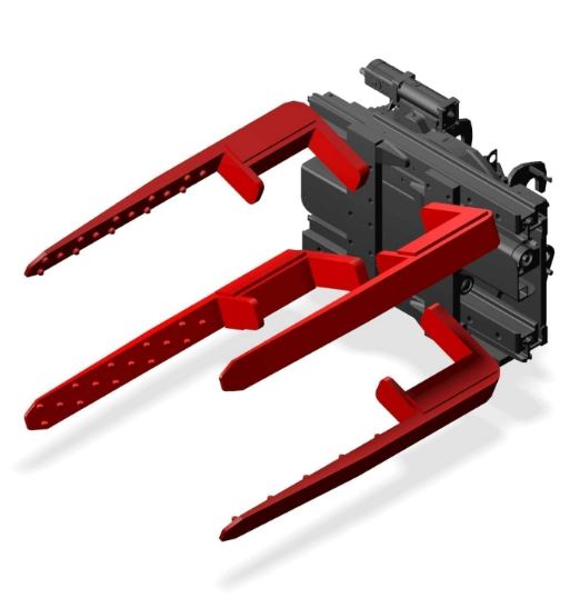 Manipulateur pour pneus - capacité 3 800 kg - rotation 360° - compatible RTH, HTH 10.10 et TH 6.20 - MAGNI_0