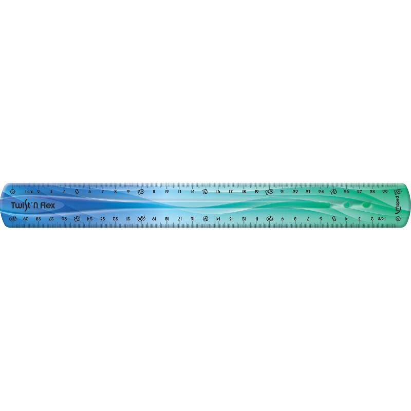 Maped Règle plate Twist'n Flex Décor, 30 cm, coloris assortis - 279315_0