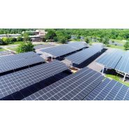 Ombrière solaire de parking - Iel Énergie - 11 mètres de largeur pour production d'électricité verte_0