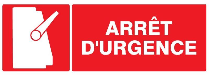 Panneaux adhésifs 200x52 mm prévention incendie - ADPNG-TL03/ARUR_0