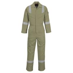 Portwest - Combinaison de travail antistatique super légère spécial été Kaki Taille XL - XL vert 5036108249497_0