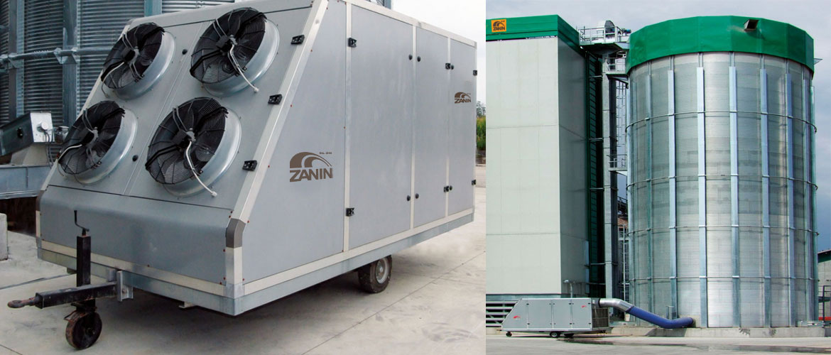 Refroidisseur de céréales ZANIN - Équipement réfrigérant automatique avec ordinateur SIEMENS_0