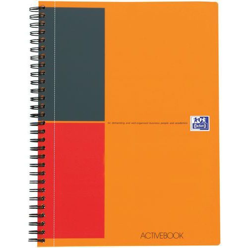 ACTIVEBOOK INTERNATIONAL SPIRALE B5 160 PAGES 80G LIGNÉ 6MM - OXFORD