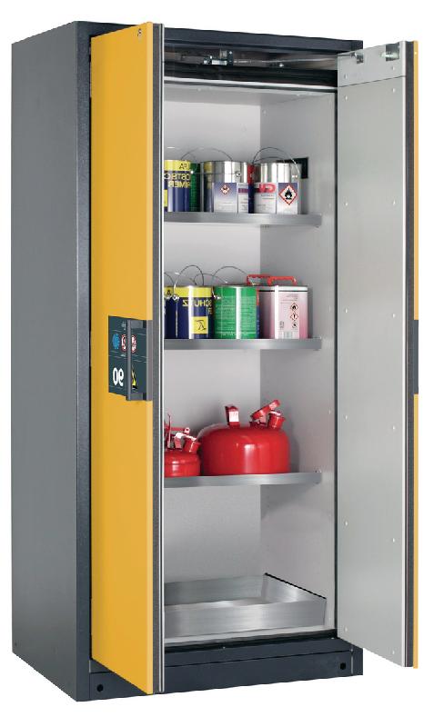 ARMOIRE SÉCURITÉ Q-PEGASUS-90 Q90.195.090.WDAC GRIS/JAUNE - MANUTAN COLLECTIVITÉS