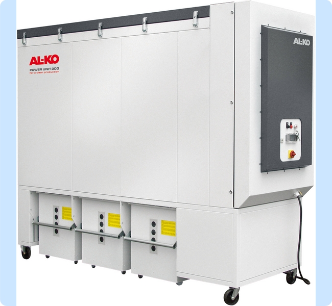 Aspirateur mobile Al-Ko Mobil Power Jet 300 - décolmatage pneumatique - filtration < 0.1mg/m3_0