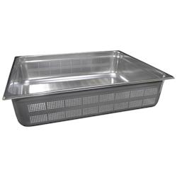 Bac Gastro Inox AISI 304 Perforé GN 2/1 H. 150 mm - Gastroland - 3701666001079_0