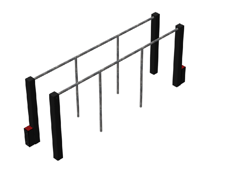 Barres parallèles pour adultes - Espace Renard fabricant et installateur - Réf: 8830PR - Matériaux durables et dimensions optimisées_0