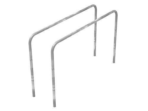 Barres parallèles en acier peint - Dimensions 1,9 x 0,04 x 2,17 m - Conforme Norme EN-1176_0