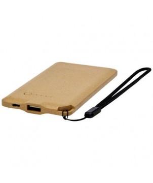 BATTERIE DE SECOURS ECO 4000 MAH - NATUREL - CHARGEURS ET BATTERIES PUBLICITAIRES