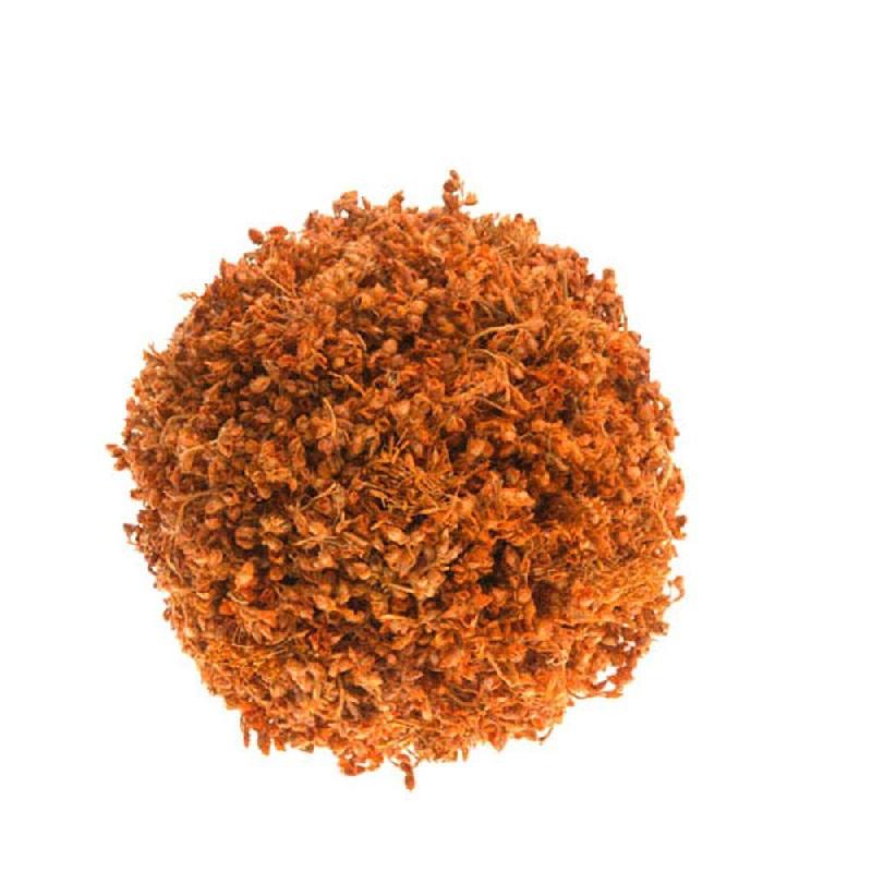Boule végétale automne orange Ø10cm_0