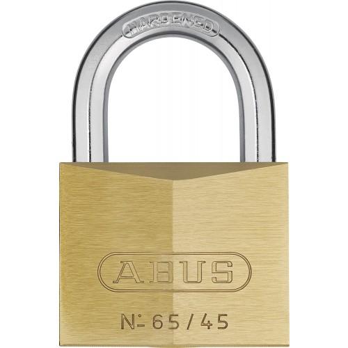 CADENAS À CLÉ - LAITON - ANSE CÉMENTÉE - ENTROUVRANT - 65/50 KA 6504 ABUS