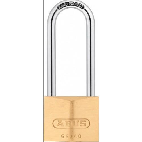 CADENAS À CLÉ 40MM - ENTROUVRANT - ANSE HAUTE 40 MM - 65/40HB40 KA 6401 ABUS