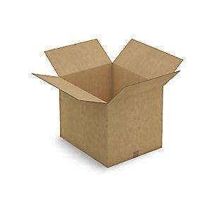 CAISSE CARTON BRUNE DOUBLE CANNELURE IMPRIMÉ FILORGA