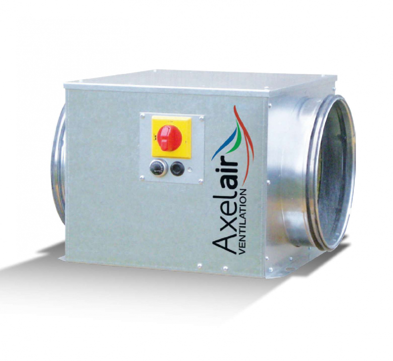 Caisson d’extraction VMC basse consommation moteur EC Ø 355 mm avec filtre G4 Miniblue - AXELAIR - CMSG4355_0