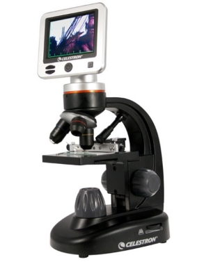 Celestron microscope numérique avec écran LCD II (C44341) - Grossissement 40x à 1600x - Caméra digitale 5MP_0