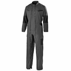 Cepovett - Combinaison de travail 2 Zip polyester majoritaire Facity Gris Foncé / Noir Taille S - S gris 3184378513106_0