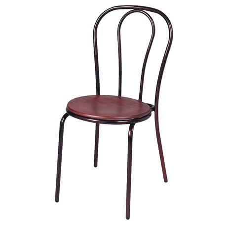 CHAISE BISTROT EXPRESSO WENGÉ MARRON