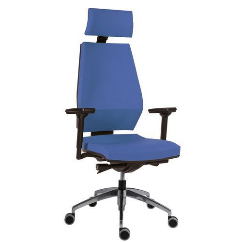 CHAISE DE BUREAU MOTION BLEU