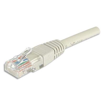 CORDON RJ45 CATEGORIE 5E U/UTP GRIS - 15 M