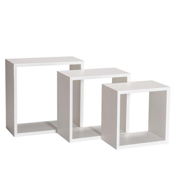 Cubes d'exposition blancs avec fond amovible en option - 31x20x31cm, 35x20x35cm, 40x20x40cm - par 3_0