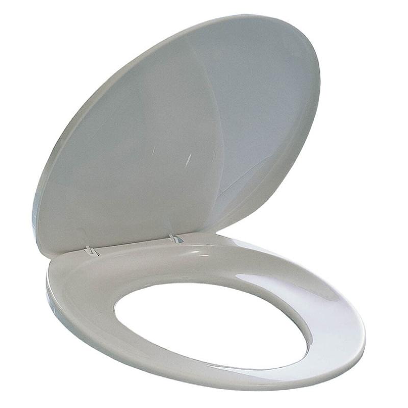 DURABLE Abattant WC universel en polypropylène Blanc - L390 x H40 x P450 mm - 9143306_0