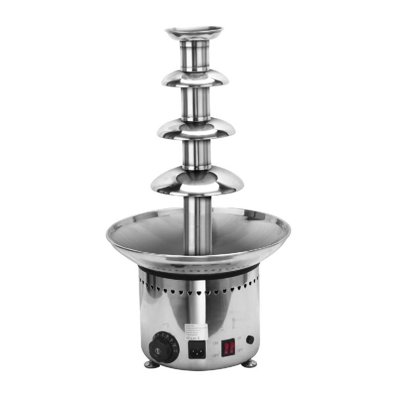 Fontaine à chocolat inox avec 4 étages - 60 cm | Qdm - SBCH4_0
