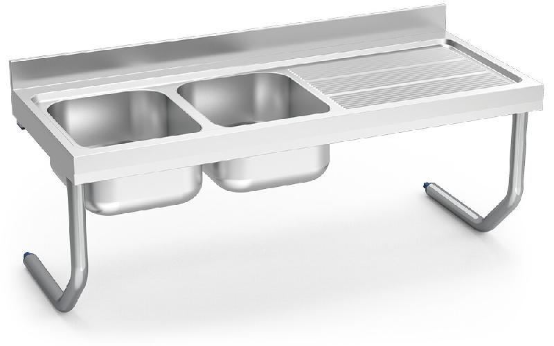 FRICOSMOS Evier suspendu avec poignées 2C, ED 1800x700x320 mm. Dimensions cuve 600x500x320 mm. - inox 055836OST_0