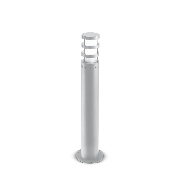 Gea Luce Borne D'Extérieur Ges012 - Lampadaire En Aluminium Gris Avec Diffuseur Verre Satiné, Raccordement E27 Ip54 - Gealuce - gris GES012_0